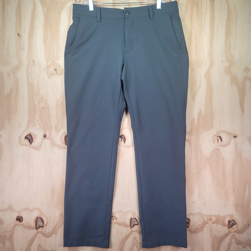 Under Armour UA Tech Golf Pants Mens 36x31‎ Gray Straight Leg Performance Golf
